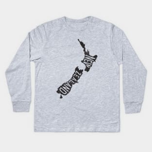 NEW ZEALAND Kids Long Sleeve T-Shirt